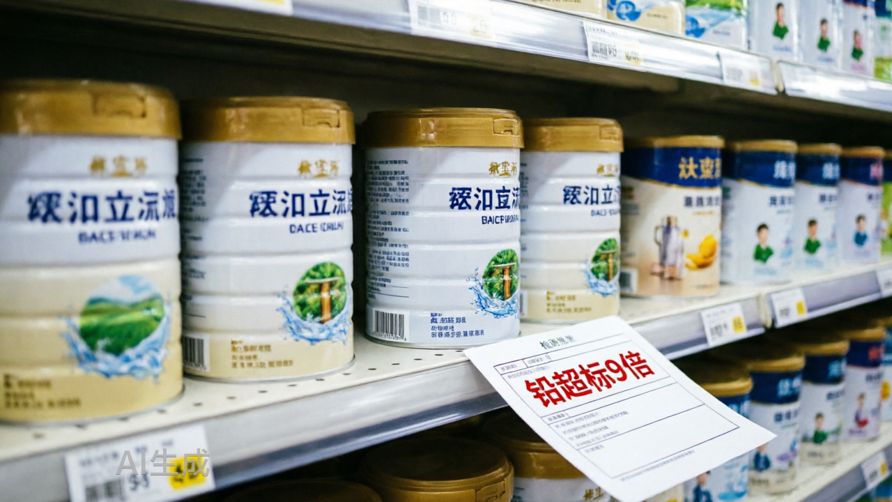 在中国卖进前三的进口奶粉，被“铅超标9倍”绊了一脚