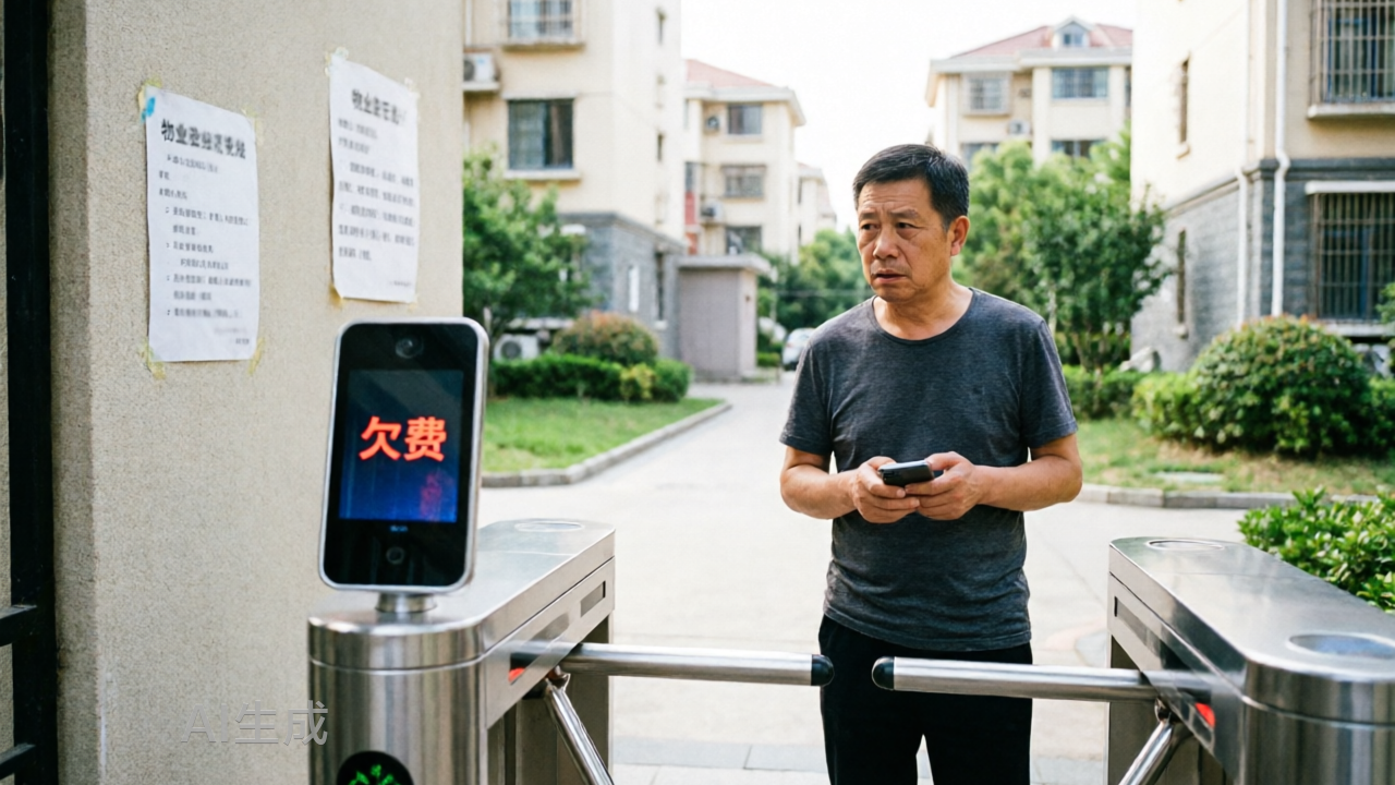 门禁堵人，欠费曝光：数字化成了物业“跑路”元凶？