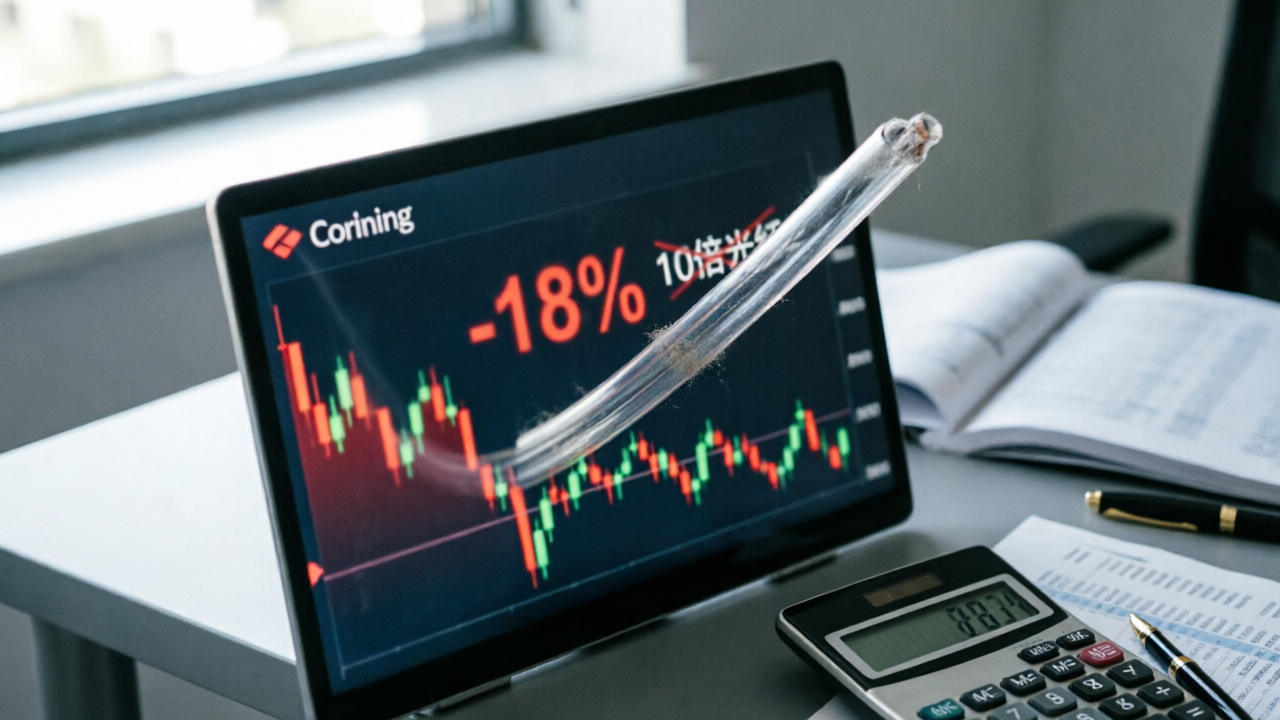 康宁喊"10倍光纤"，股价却暴跌18%——账算错了