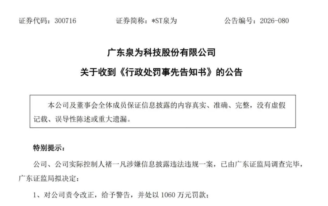 从百亿HJT新贵到营收1.71万带帽＊ST，泉为科技被罚背后的资本游戏