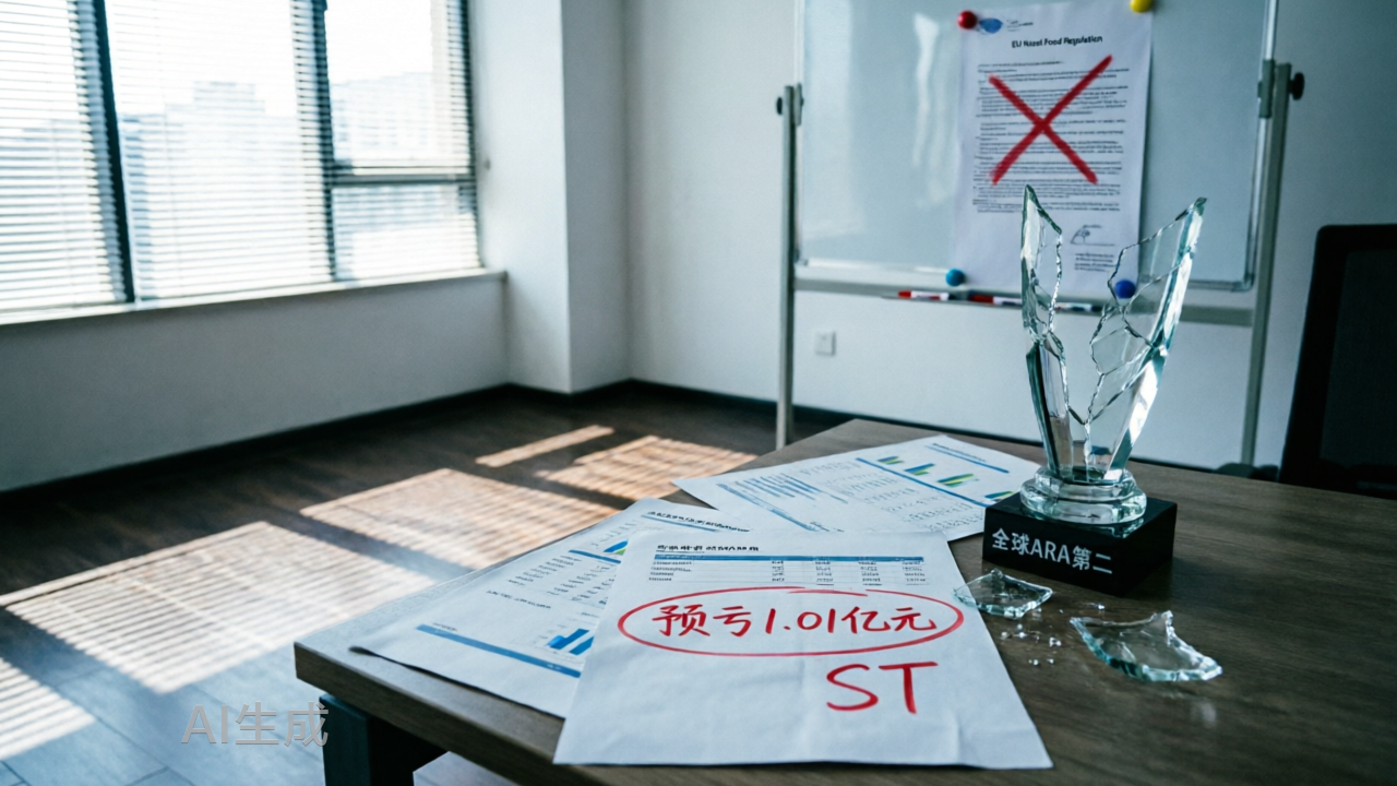嘉必优中报预亏过亿、明日起“戴帽”，海外双重冲击重创这家全球第二ARA龙头
