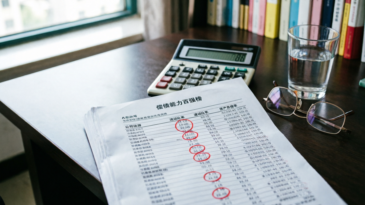 A股偿债能力百强榜：谁的财务底盘更稳？