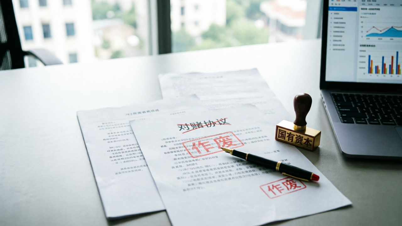 国资，不玩对赌了