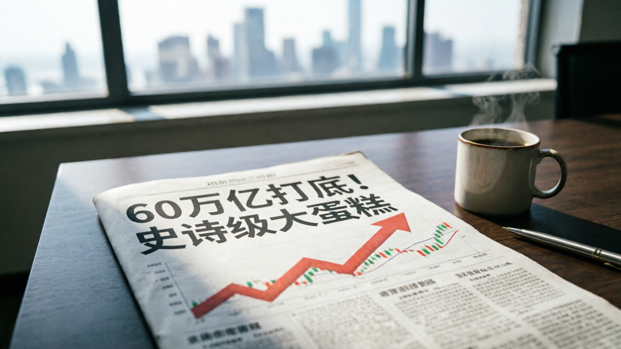 60万亿打底！史诗级大蛋糕，来了