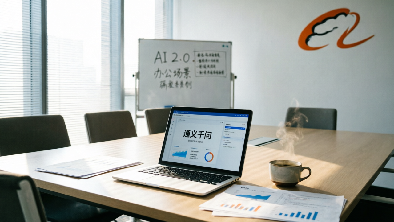 模型打底、千问办公上桌，阿里再战 AI 局