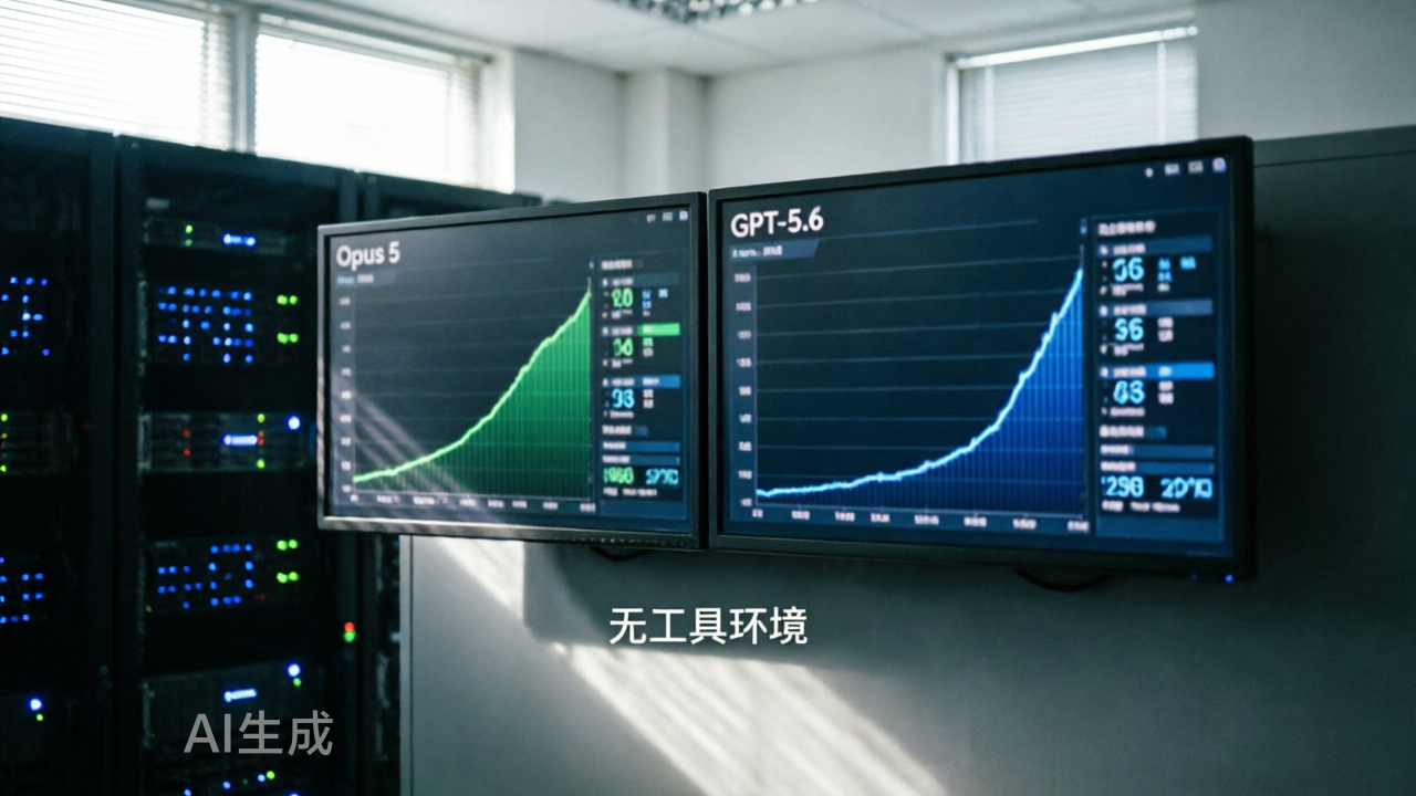 禁掉所有工具后，Opus 5和GPT-5.6的差距终于藏不住了