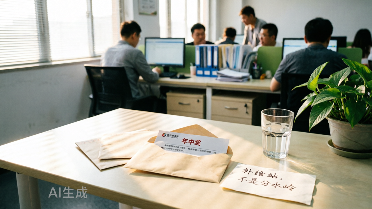 智元发奖金，离职员工也有份——一份年中奖是补给站，不是分水岭