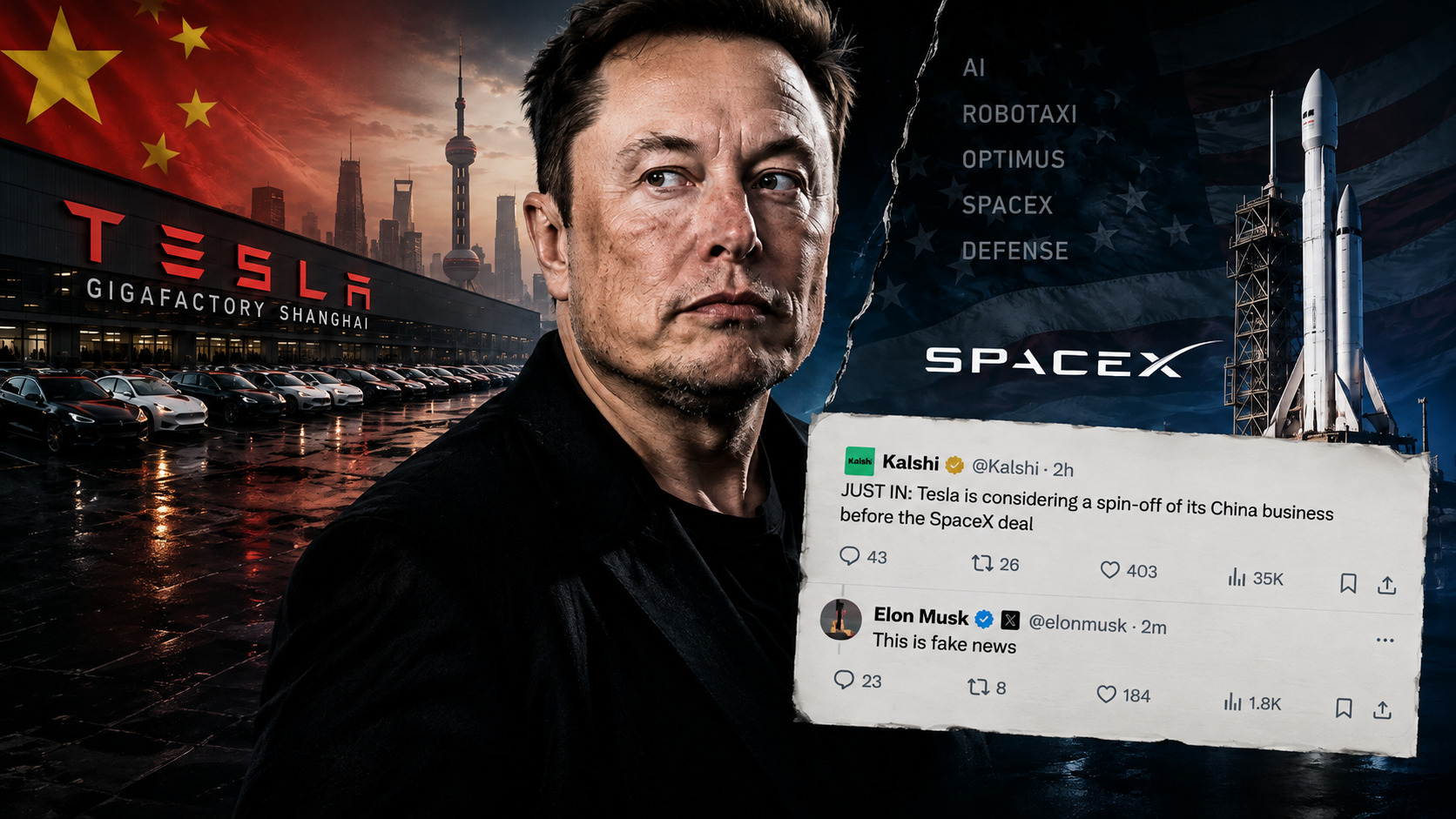 特斯拉舍不得中国制造，却想把中国业务挡在SpaceX门外