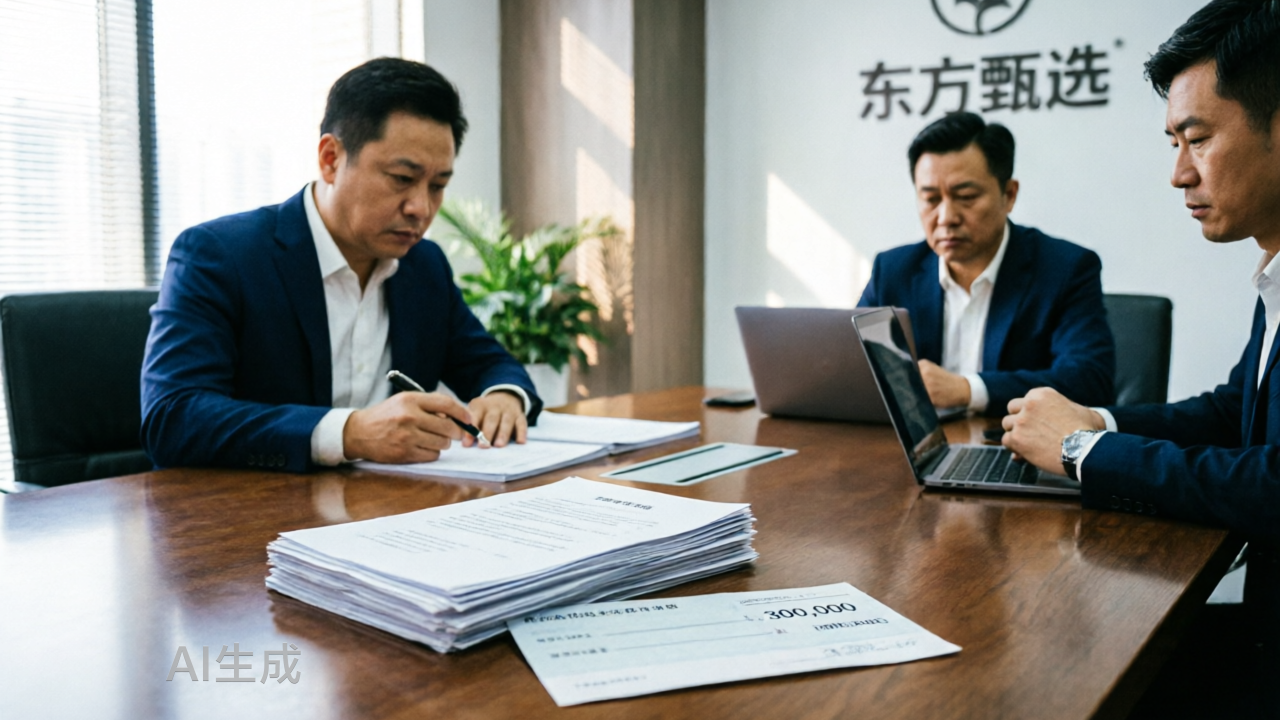 东方甄选花30万，帮另起炉灶的前主播“擦屁股”
