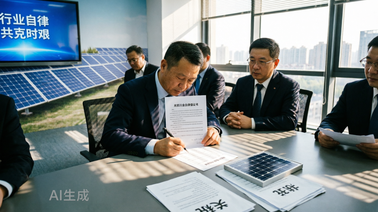 光伏遭遇内外夹击，八大巨头同签行业倡议书，特朗普再次挥舞关税大棒，价格战到底能不能结束了？