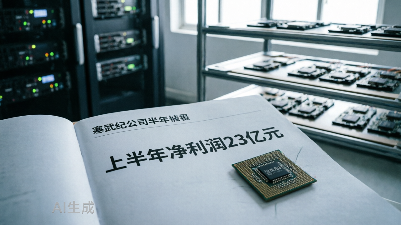 寒武纪：上半年暴赚23亿，下半年看交付