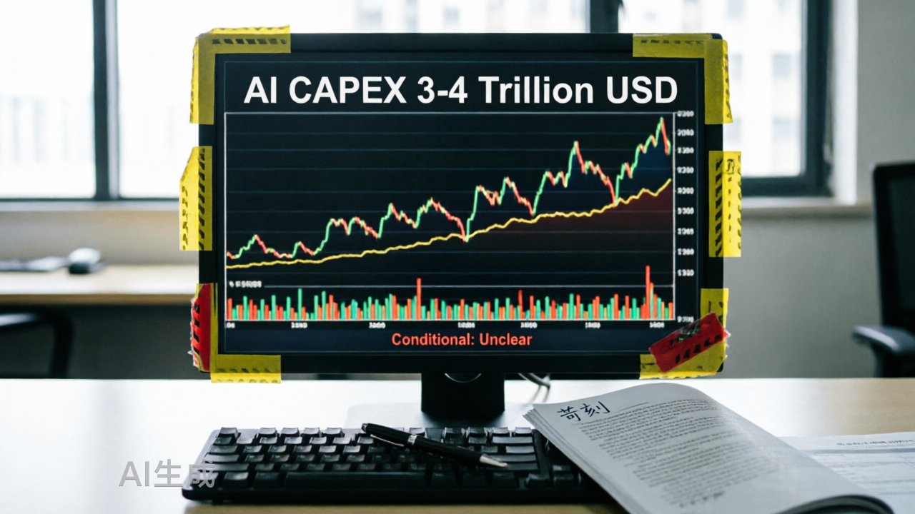 AI算力资本开支估算：3-4万亿美元算得出来，但兑现条件极其苛刻
