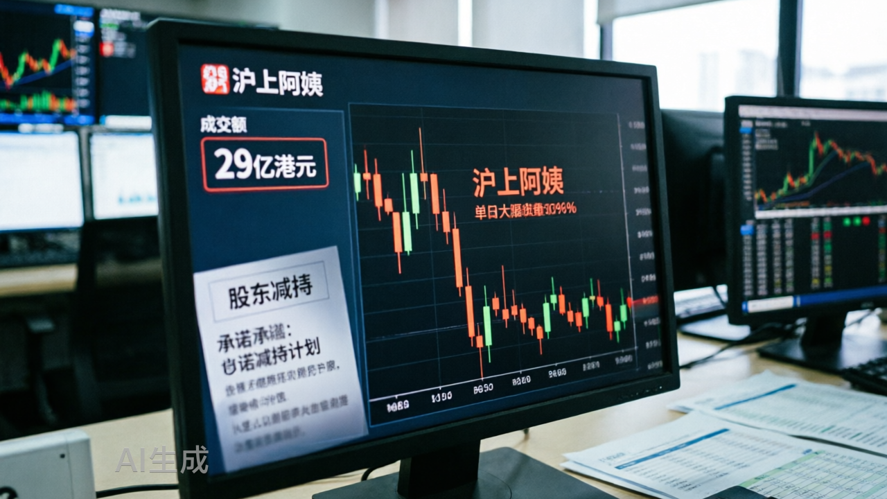 单日蒸发29亿港元，股东减持承诺“惊动”沪上阿姨