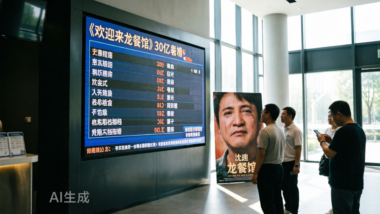 《欢迎来龙餐馆》冲30亿暑期档票冠，“催泪版”沈腾会封影帝吗？
