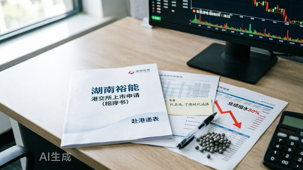 磷酸铁锂龙头湖南裕能最新赴港递表，比亚迪和宁德时代此前双双减持，业绩已缩水八成