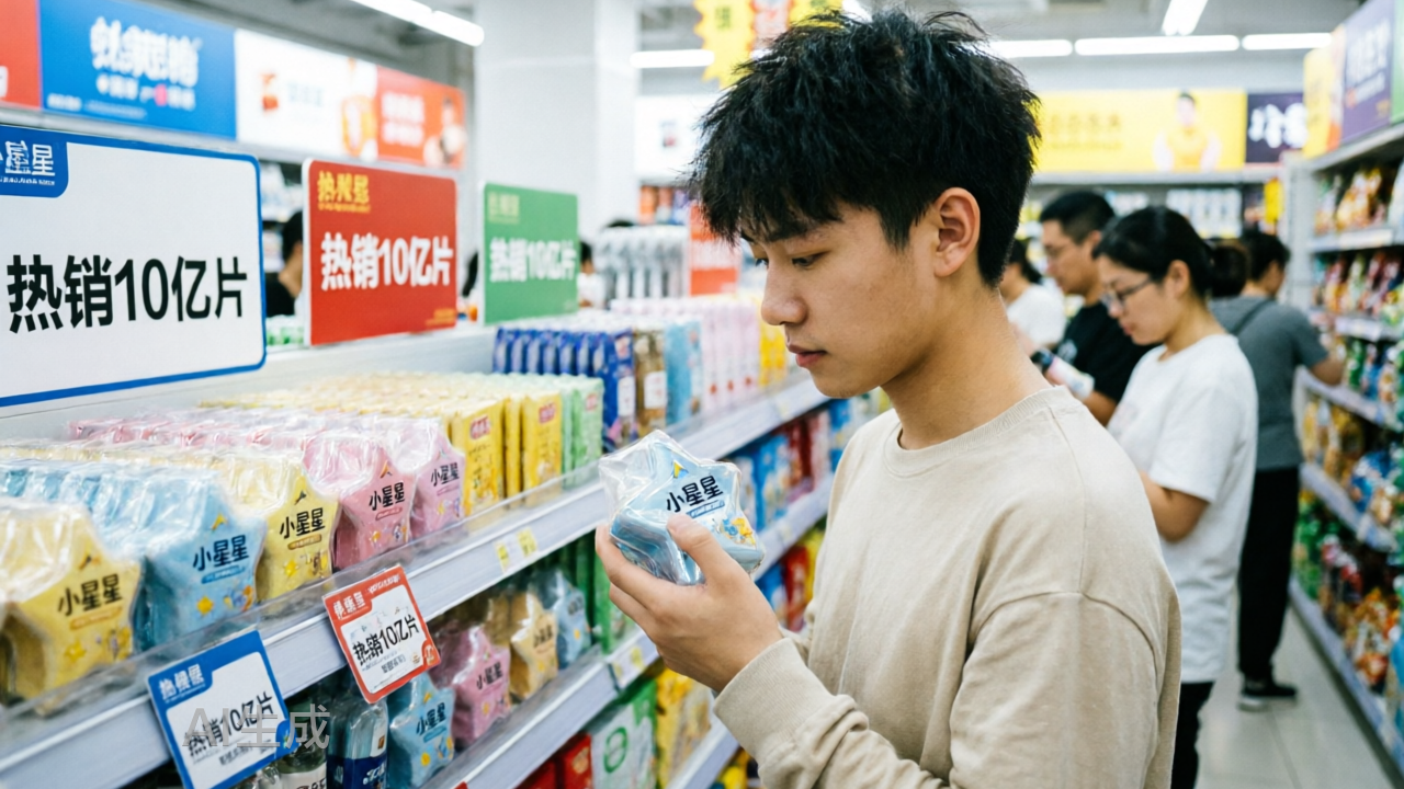 狂卖10亿片“小星星”，大品牌抢着入局，年轻人带火一个新品类