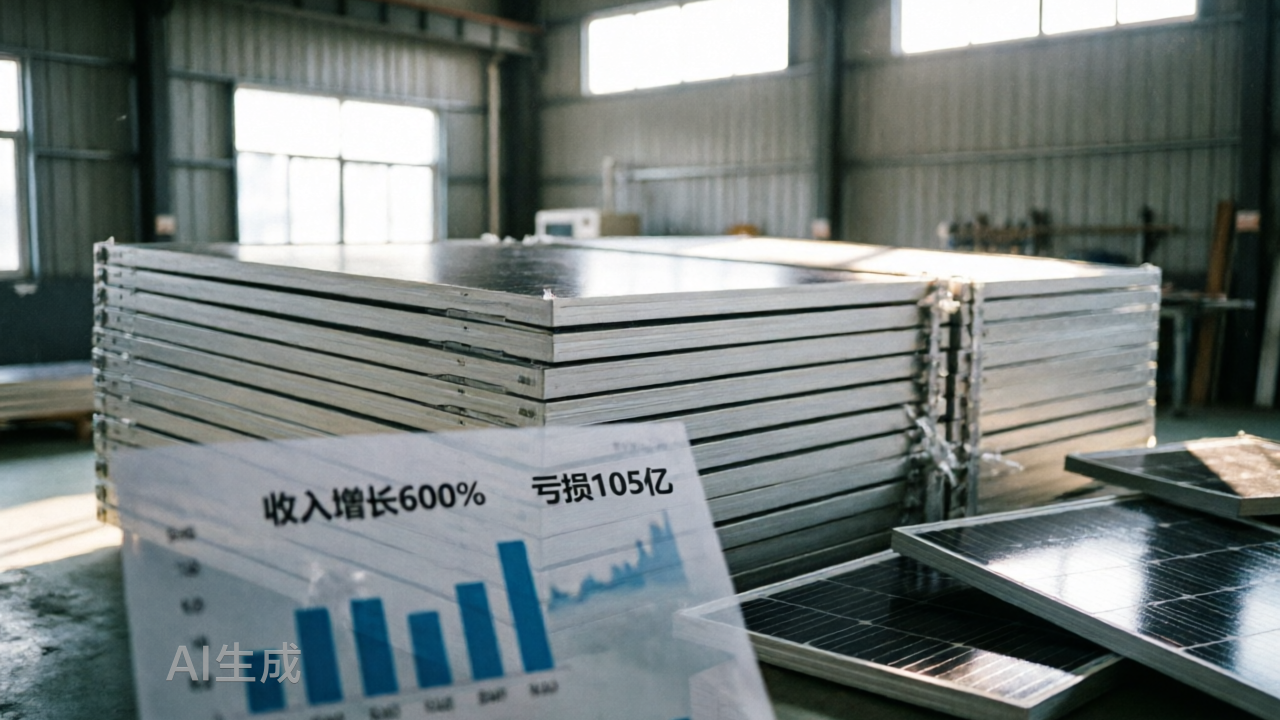 组件电池收入暴增600%，8年亏掉105亿的老牌光伏企业又翻身了