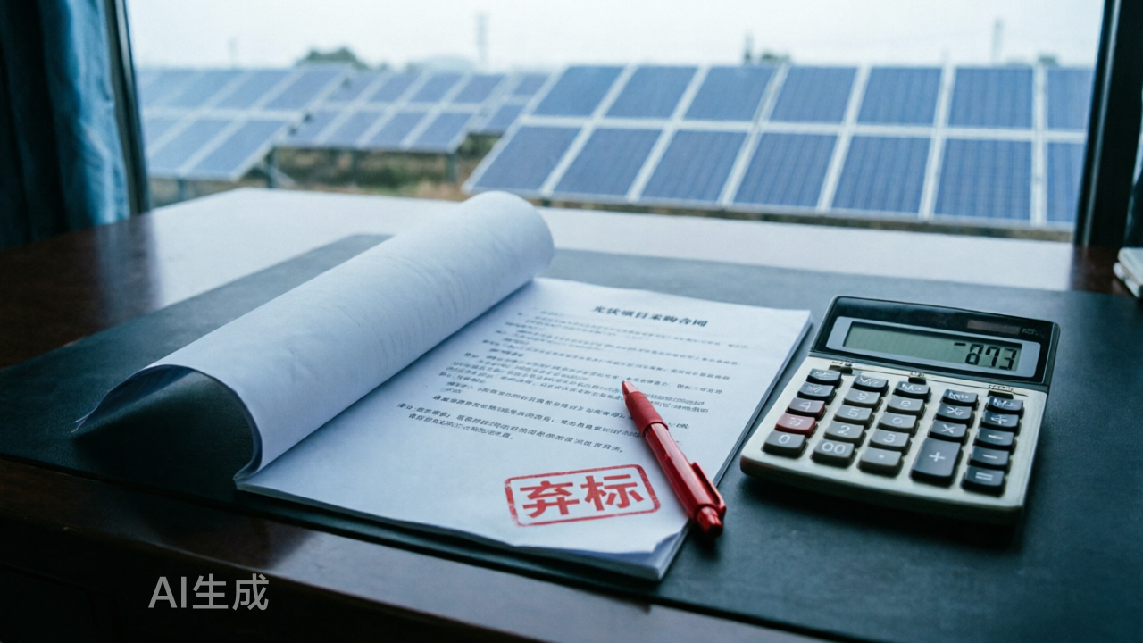 21.6亿光伏合同“宁赔不签”，央企集体弃标背后是算不过来的经济账
