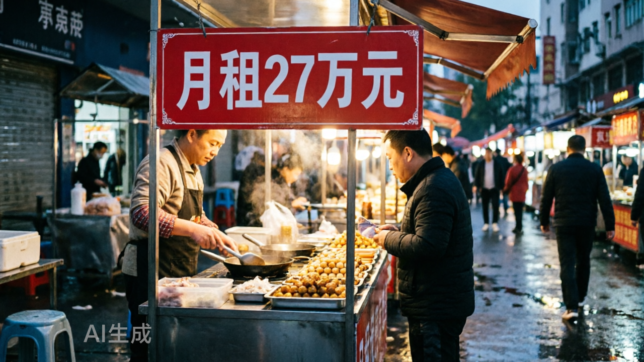 夜市摊位月租27万元，摆摊比开店还烧钱？