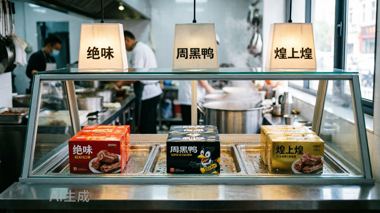 鸭脖存量战，“卤味三雄”分道突围