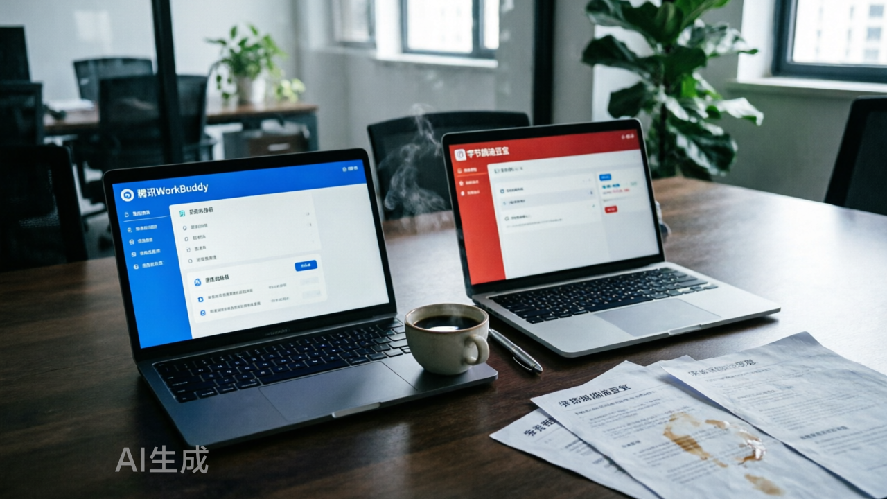 腾讯 WorkBuddy，学不会豆包工作？