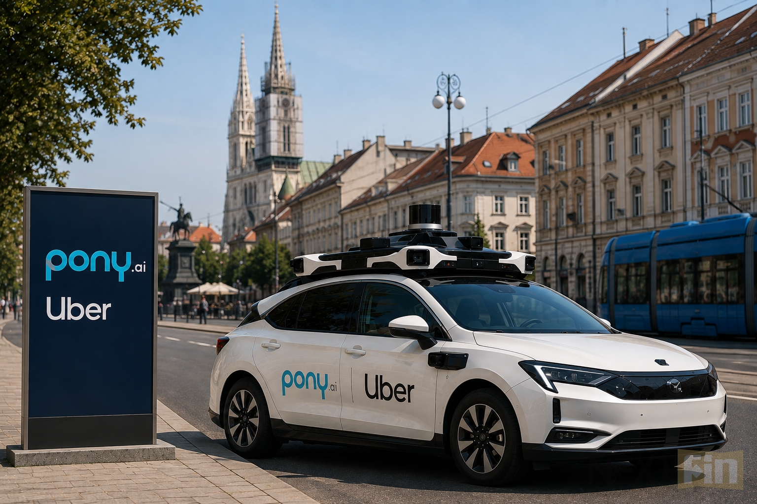 Pony.ai and Uber Target 2,000 European Robotaxis