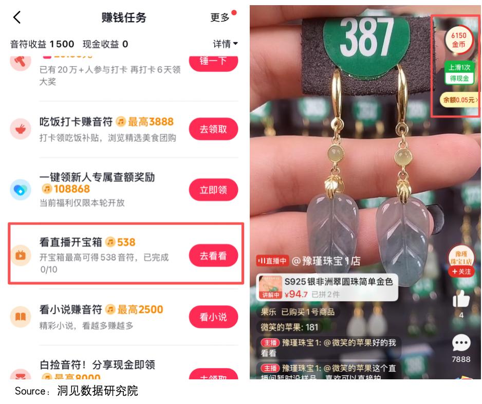 电商直播间，挤满时薪5毛的“金币猎人”