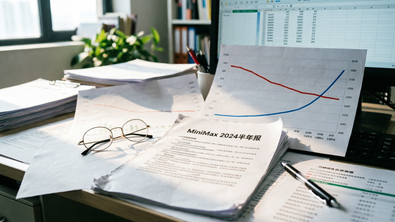 MiniMax 的中报魔术：亏损在收窄，烧钱在加速