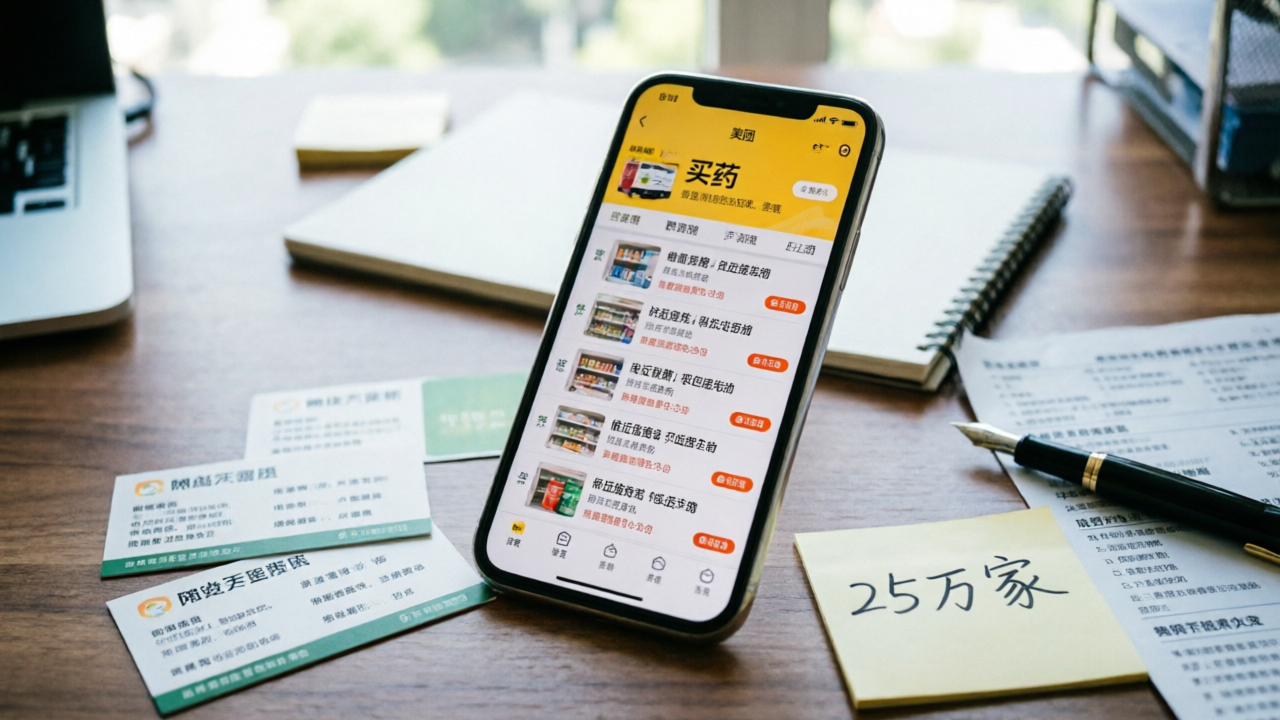 美团不开药店，却想成为25万家药店的“总店”？