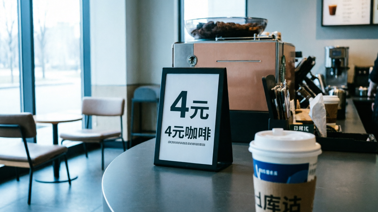 4元一杯的星巴克，还是没能偷家库迪瑞幸