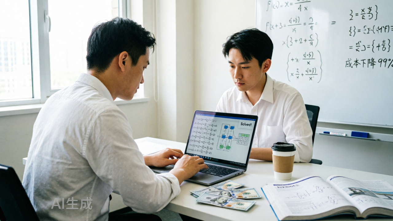 AI 科研成本降至 200 美元