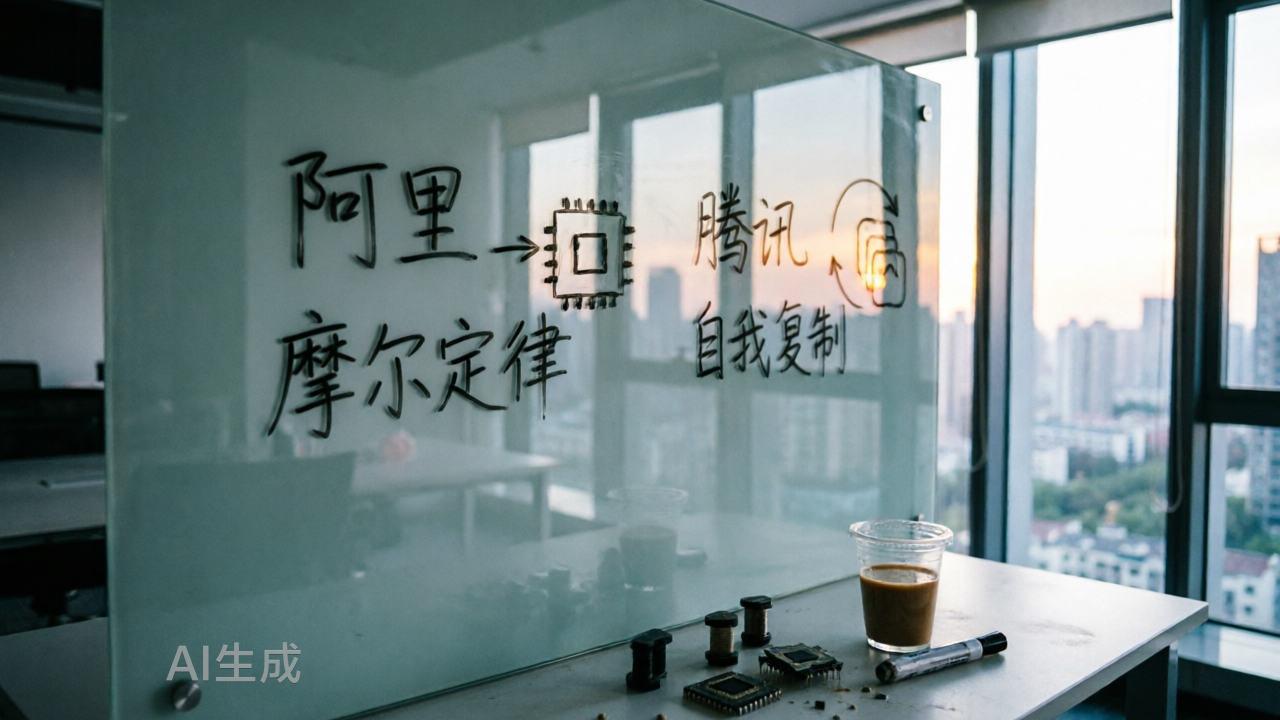 阿里在抄摩尔，腾讯在抄自己