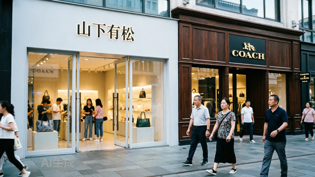 山下有松与Coach的竞争，像极了当年瑞幸与星巴克的样子