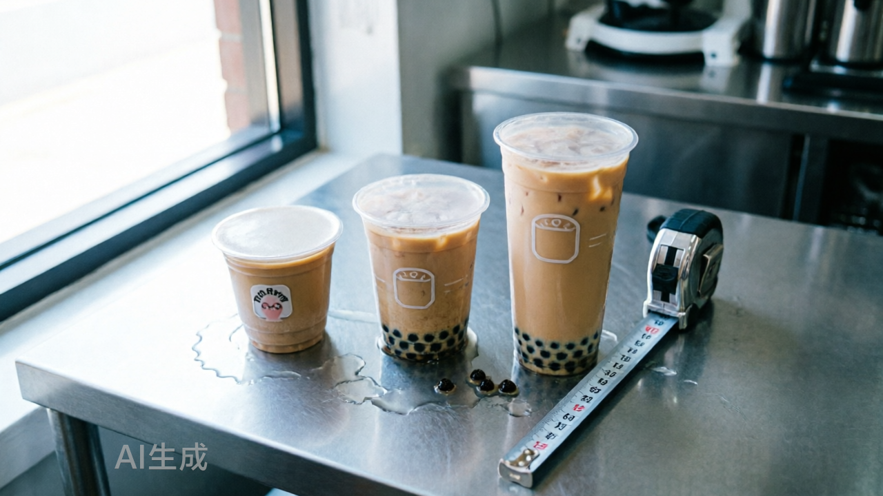 奶茶杯子为啥越来越高？