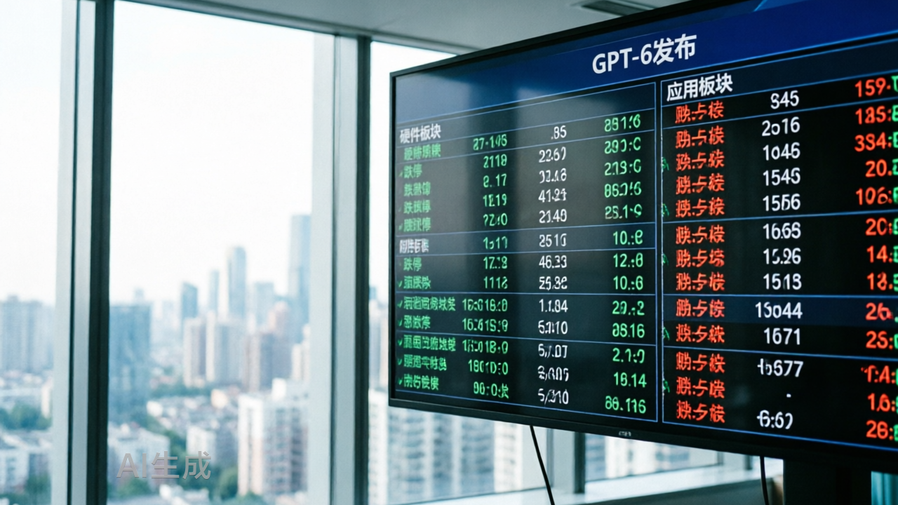 GPT-6发布，硬件跌停、应用涨停：一次被过度解读的叙事切换？