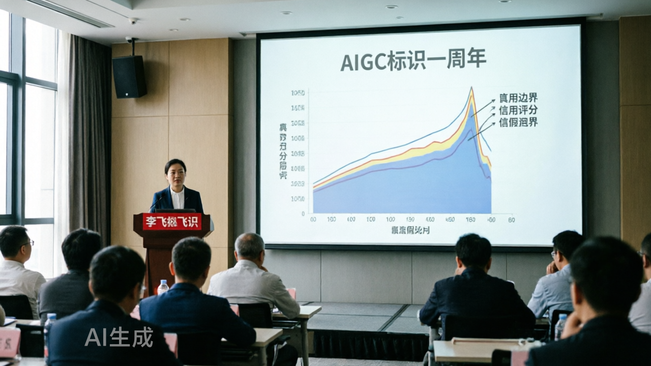 AIGC标识一周年：当李飞飞把真假边界抹平，只有信用分层追得上