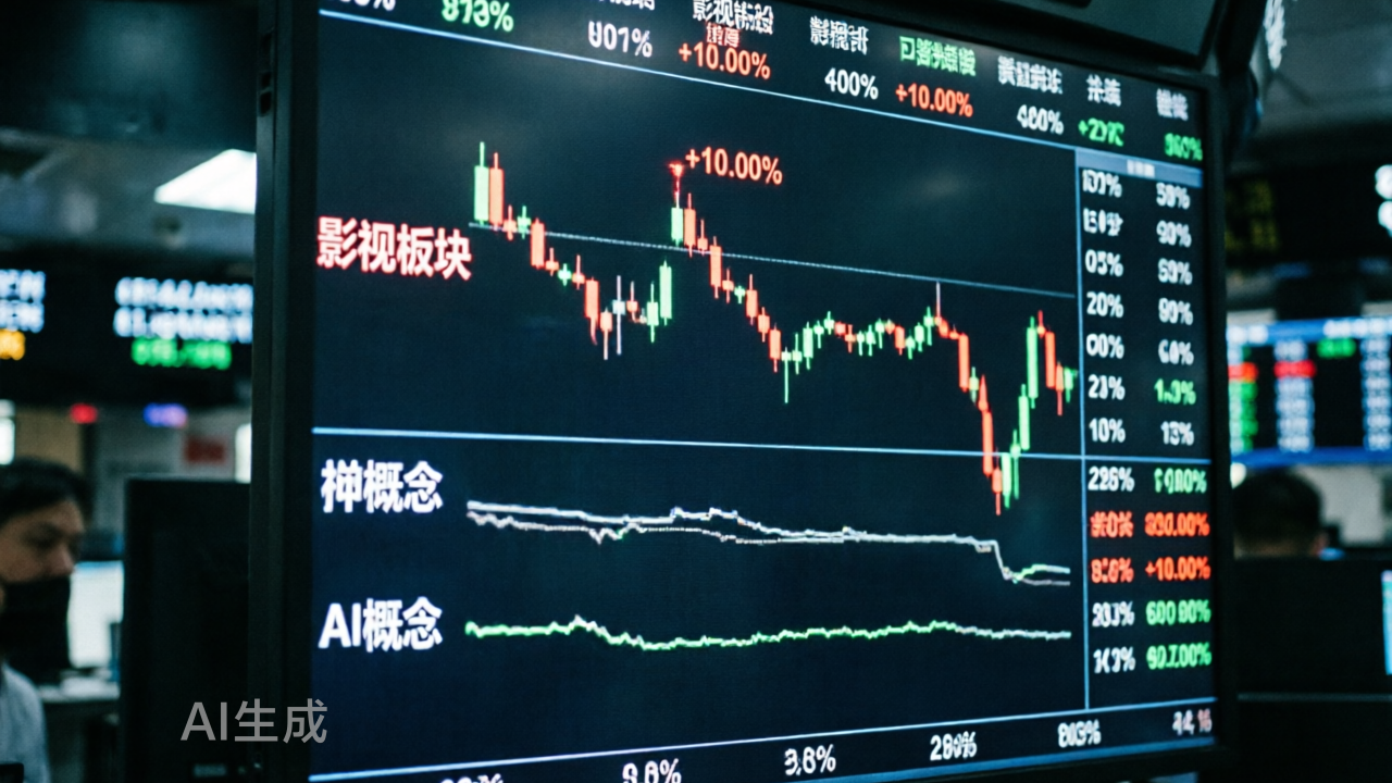 涨停板上的影视公司，还没等到AI的钱