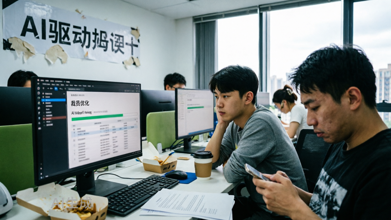 大厂卷AI，打工人买单