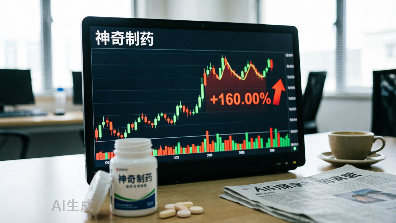 股价暴涨160%，神奇制药太“神奇”了