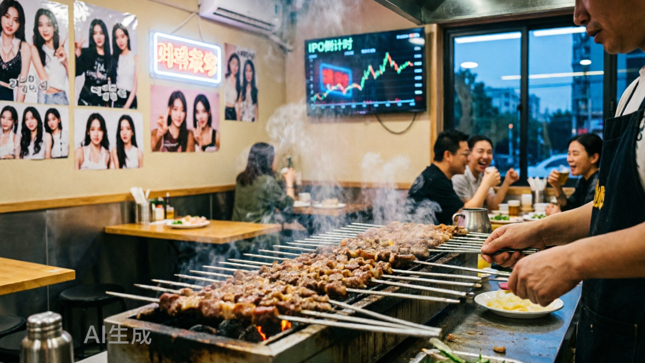 被韩国女团捧红的烤串店，冲刺中国“烧烤第一股”