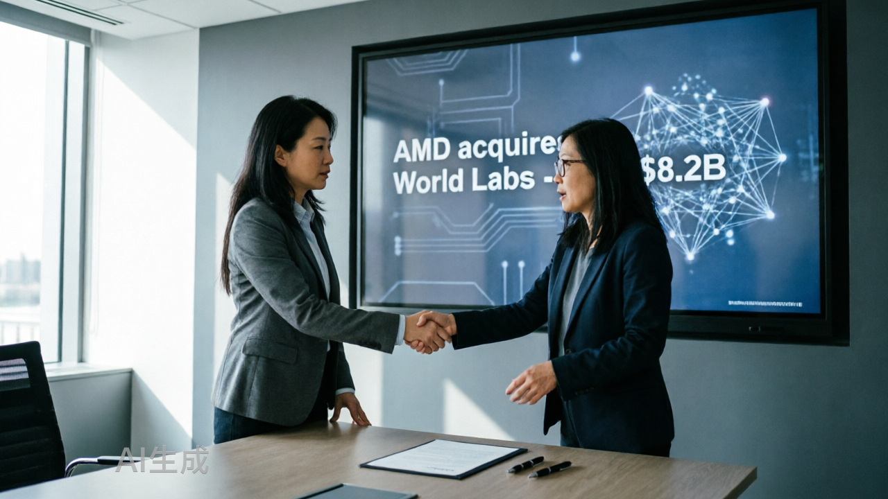 AMD 官宣82亿美元收购World Labs：李飞飞加入，苏姿丰押注物理AI