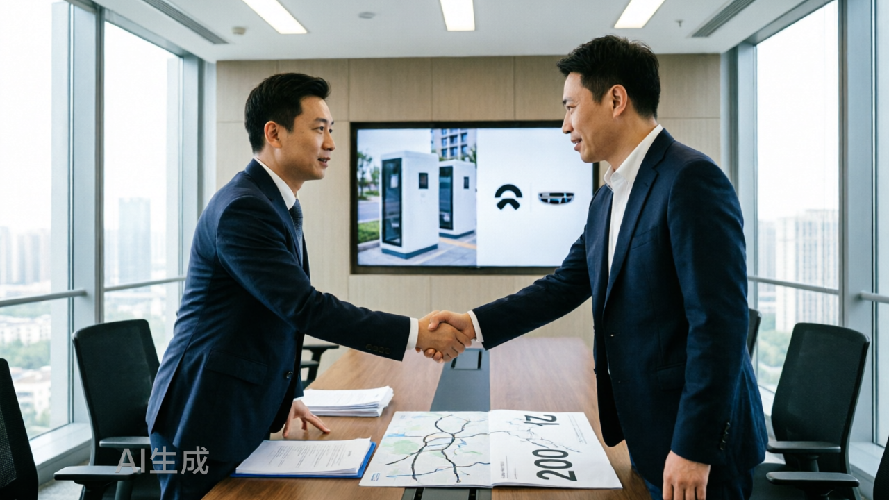 蔚来修了200亿元的路，吉利第一次坐上股东席
