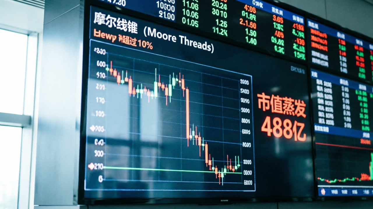 一天蒸发488亿，摩尔线程跌停之谜