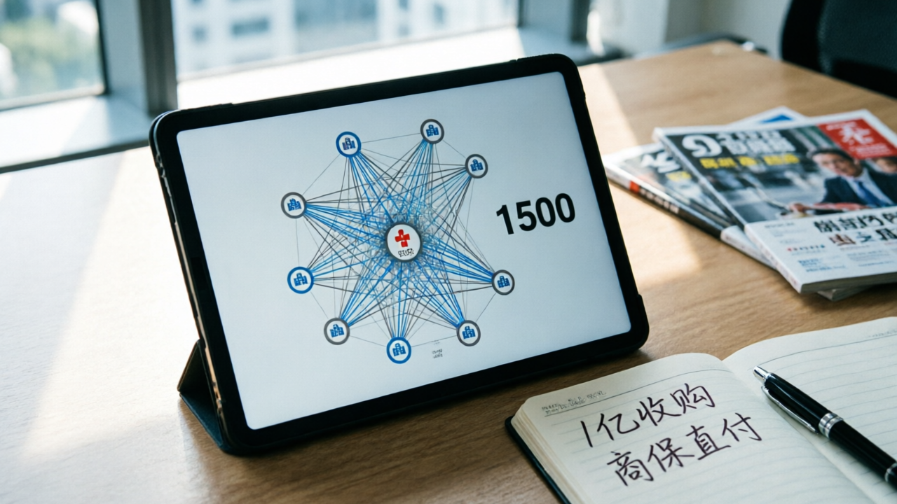 一亿元买下1500家医院商保直付网络：蚂蚁健康这笔“零头”收购，切入了谁的腹地？