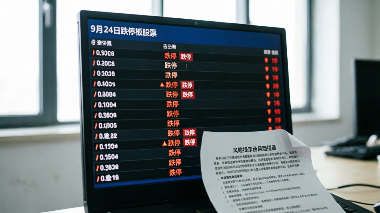 价值判断：跌停板的投资机会和风险提示（9月24日）｜上市公司观察