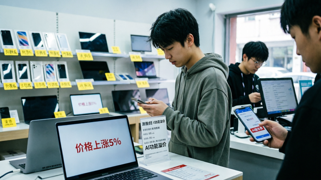 手机电脑一起涨价，年轻人交上“AI税”