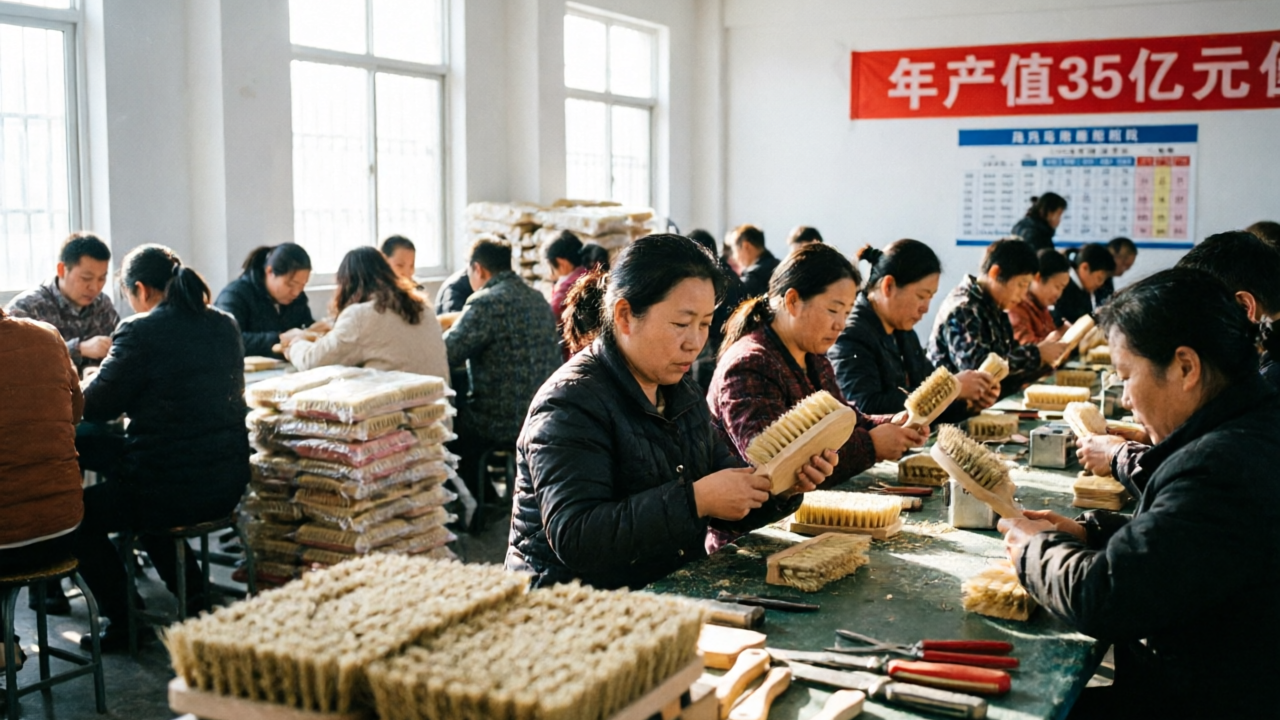 42万人的小县城，靠一把刷子“刷”出35亿产值