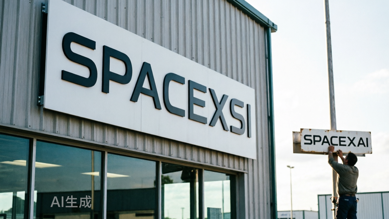 马斯克率先为AI改名，SpaceXAI官宣更名SpaceXSI