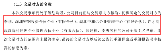交易对手深创投旗下公司未出现名单中
