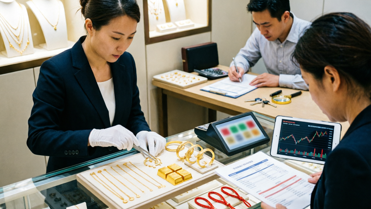 金价受限，加盟分利：老庙黄金的“好运文化”失灵了？